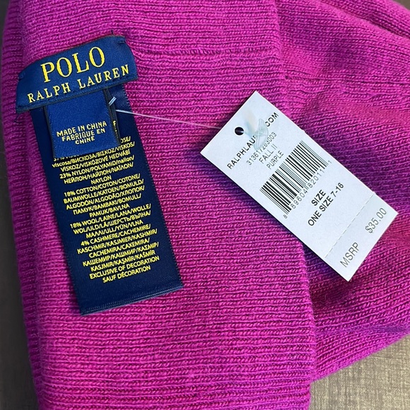 💖BRAND NEW POLO RALPH LAUREN TOBOGGAN❄️ - Picture 3 of 3